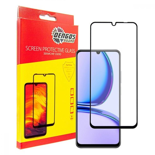 Захисне скло Dengos для Samsung Galaxy A25 (SM-A256), Full Glue, Black (TGFG-336)