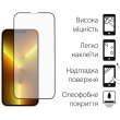 Захисне скло Dengos для Apple iPhone 13, Full Glue, Black (TGFG-316)