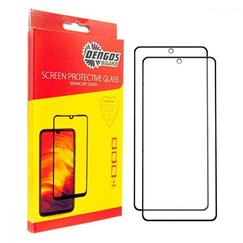 Захисне скло Dengos для Poco M4 Pro 4G, Full Glue, Black (DG-TG2P-52)