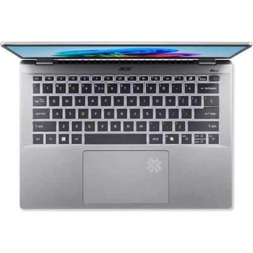 Ноутбук Acer Swift 14 AI SF14-61T 14 WUXGA IPS, AMD R9-365, 16GB, SSD 512GB, UMA, Win11, сріблястий (NX.J1CEU.001)