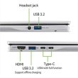 Ноутбук Acer Swift 14 AI SF14-61T 14 WUXGA IPS, AMD R9-365, 16GB, SSD 512GB, UMA, Win11, сріблястий (NX.J1CEU.001)