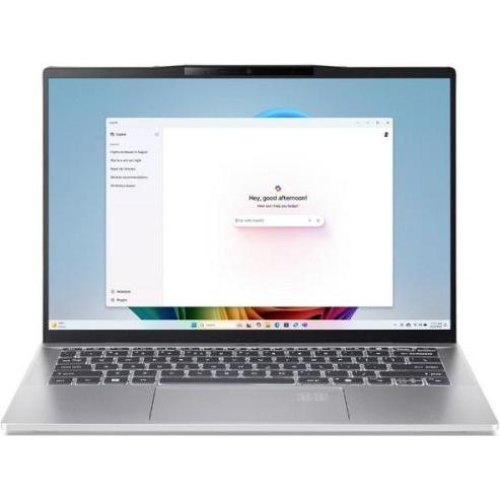 Ноутбук Acer Swift 14 AI SF14-61T 14 WUXGA IPS, AMD R9-365, 16GB, SSD 512GB, UMA, Win11, сріблястий (NX.J1CEU.001)
