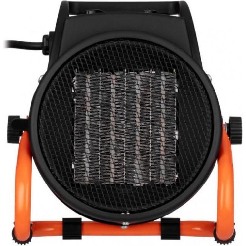 Теплова гармата електрична 2E Ceramic, 2кВт, 20м.кв., 197м.куб/год, керамічний нагрівальний елемент (PTC), чорна (2E-AHC2000)