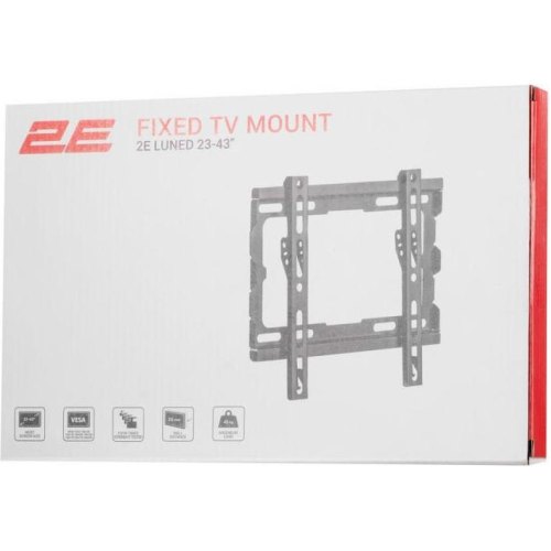 Кріплення для телевізора 2E Luned, фіксоване, 23-43 (2E2GEN2343FIX)