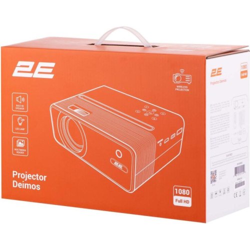 Проектор 2E Deimos FHD, 200 lm, LED, 1.57, WiFi (2EPJDEIMOS)