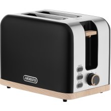 Тостер Ardesto T-F420BWD, 800Вт, метал, 2 слоти, чорний