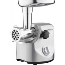 М'ясорубка Ardesto MGA-3000W, 3000Вт, 2.6кг/хв, 4 решітки, насадка для ковбас, кеббе, 3 терки, метал, срібляста