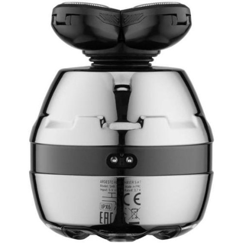 Бритва електрична для голови та тіла Ardesto SHR-5WPR, роторна, 5 головок для бриття, Li-Ion, сухий+вологий, бронзовий