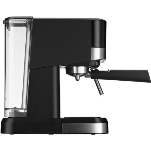 Кавоварка ріжкова Ardesto YCM-E1700, 1.5л, мелена, ручний капучинатор, сенсорне керування, чорно-срібляста