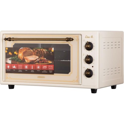 Піч електрична ARDESTO Line-R, 48л, 1600Вт, механічне керування, конвенція, кремова (MEO-F48CRLR)