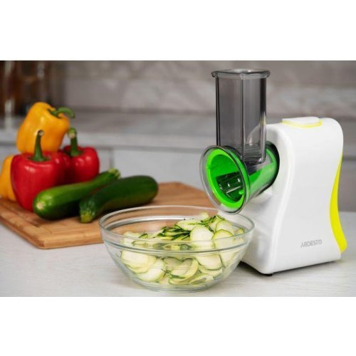 Мультирізка Ardesto CHK-G200W, 200Вт, 4 насадки, пластиковий корпус, біла