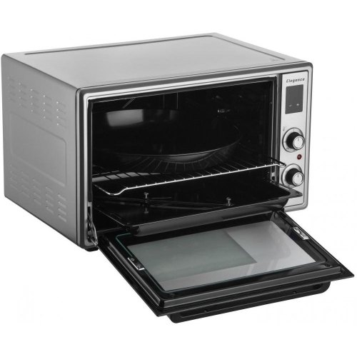 Піч електрична ARDESTO Elegance, 60л, 2000Вт, конвенція, подвійне скло, рожен, сіра (MEO-F60RCEL)