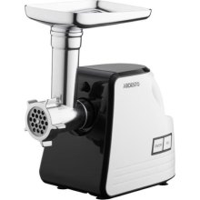 М'ясорубка Ardesto MGA-2300W, 2300Вт, 2.2кг/хв, 4 решітки, насадка для ковбас, кеббе, для томатів, пластик, біло-чорна