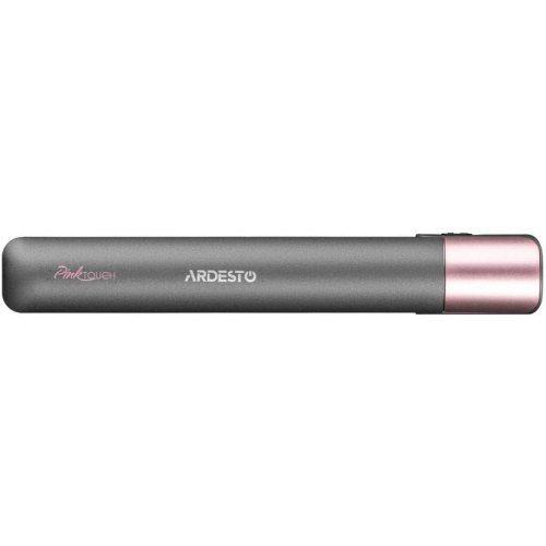 Випрямляч Ardesto Pink Touch, 50Вт, 160-200 градусів, акумуляторний, кераміка, сірий/рожевий (HS-R300PT)