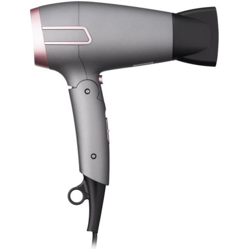 Фен Ardesto Pink Touch, 2000Вт, 2 швидкості, 2 температурних режими, складана ручка, сірий/рожевий (HD-R350PT)