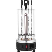 Електрошашличниця Ardesto VEG-HY1000, 900Вт, 5 шампурів, обертання 360 градусів, U-подібні нагрівачі, алюмінієвий кожух