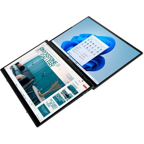 Ноутбук ASUS Zenbook Duo UX8406MA-QL104W 14 FHD OLED, Intel Ultra 9 185H, 32GB, SSD 2TB, UMA, Win11, сірий (90NB12U1-M00N80)