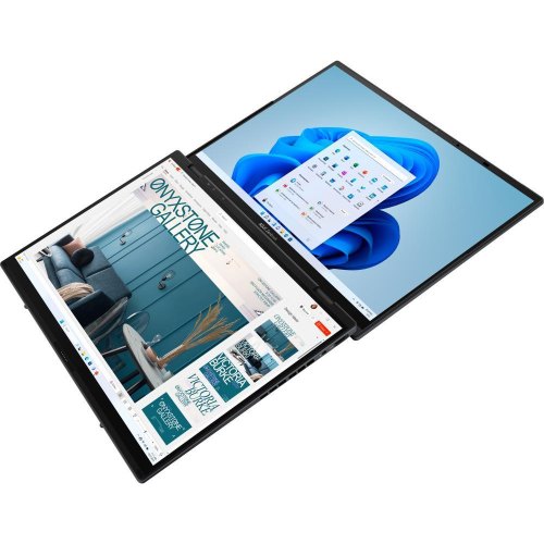 Ноутбук ASUS Zenbook Duo UX8406MA-QL104W 14 FHD OLED, Intel Ultra 9 185H, 32GB, SSD 2TB, UMA, Win11, сірий (90NB12U1-M00N80)