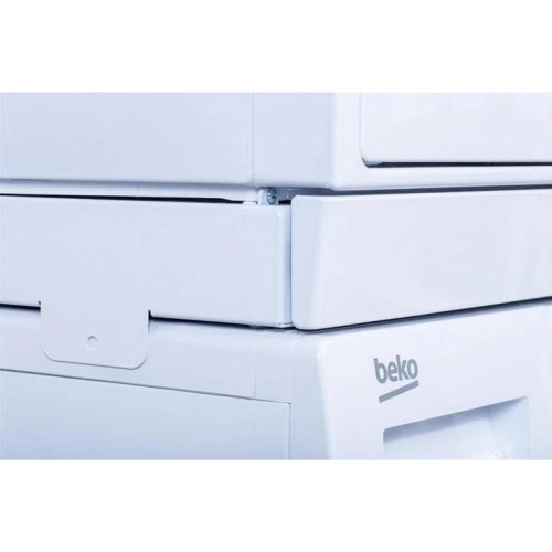 Комплект монтажний Beko, для з'єднання пральної машини з сушильною машиною, висувна полиця 60 см, білий (SKWS60)