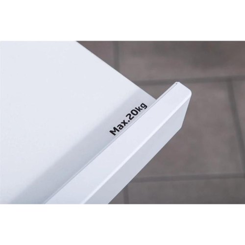 Комплект монтажний Beko, для з'єднання пральної машини з сушильною машиною, висувна полиця 60 см, білий (SKWS60)