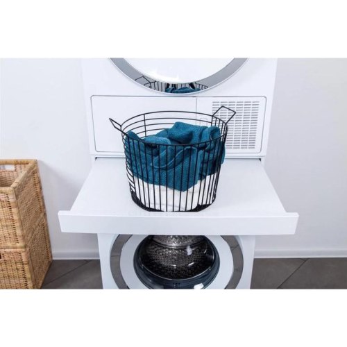 Комплект монтажний Beko, для з'єднання пральної машини з сушильною машиною, висувна полиця 60 см, білий (SKWS60)