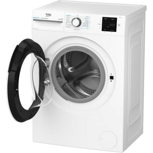 Пральна машина фронтальна Beko BM1WFSU38033WW, 8кг, 1000 об/хв, A+++, 55см, дисплей, інвертор, пара, біла