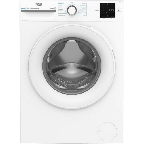 Пральна машина фронтальна Beko BM1WFSU38033WW, 8кг, 1000 об/хв, A+++, 55см, дисплей, інвертор, пара, біла