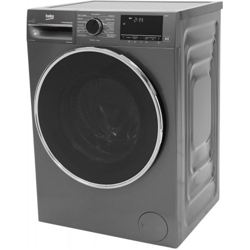 Пральна машина фронтальна Beko B3WFU5822MG, 8кг, 1200 об/хв, A+++, 56см, дисплей, пар, інвертор, графіт