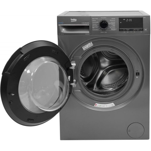 Пральна машина фронтальна Beko B3WFU5822MG, 8кг, 1200 об/хв, A+++, 56см, дисплей, пар, інвертор, графіт
