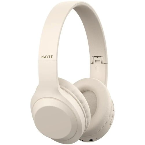 Навушники бездротові, HAVIT HV-H628BT Beige (28269)