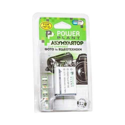 Акумулятор PowerPlant для Fuji NP-95, 1800mAh (DV00DV1191)