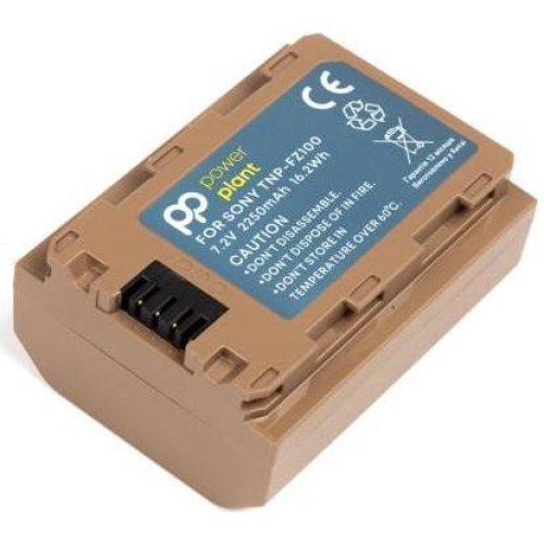 Акумулятор PowerPlant для Sony TNP-FZ100, 2250mAh, кабель USB Type-C (CB970872)