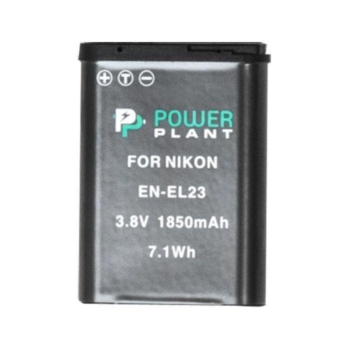 Акумулятор PowerPlant для Nikon EN-EL23, 1850mAh (DV00DV1396)