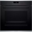 Духова шафа електрична Bosch HBG272EB3, 71л, A+, дисплей, конвекція, піроліз, телескопічні направляючі, чорна