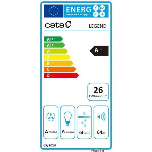 Витяжка T-подібна Cata Legend 700 x, 70см, 1065 м.куб/год, нержавіюча сталь (02021306)