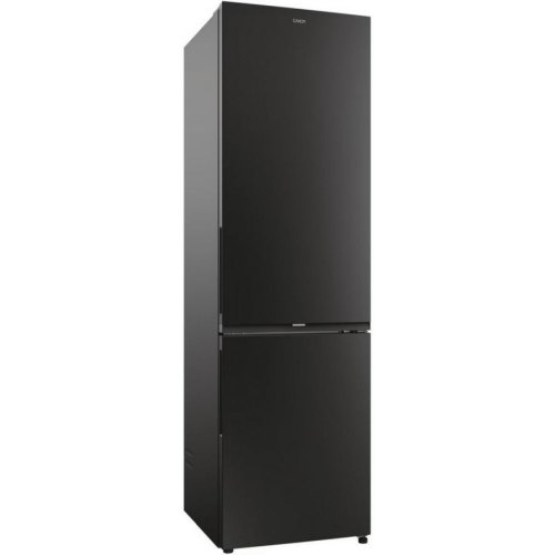 Холодильник Candy CNCQ2T620EB, з нижньою морозильною камерою, холодильник 289л, морозильна камера 120л, 2 дверей, А+, NF, нульова зона, чорний