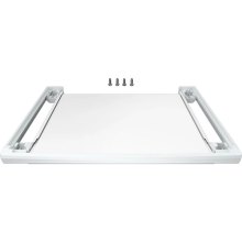 Комплект монтажний Bosch для з'єднання пральної машини з сушильною машиною, висувна полиця, білий (WTZ27500)