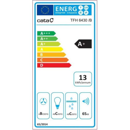 Витяжка телескопічна Cata TFH 6430 gwh, 60см, 698м.куб/год, біла (02010009)