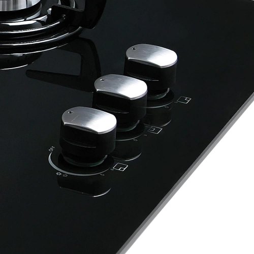 Варильна поверхня газова Cata CCI 6031 BK, на склі, 60см, чавун, чорна (08041501)