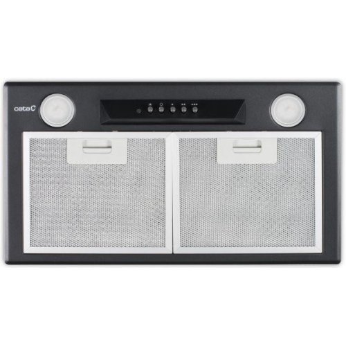 Витяжка вбудована Cata Gt-Plus 45 bk, 50см, 1200 м.куб/год, чорна (02030408)