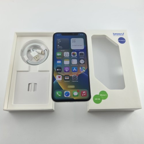 Смартфон APPLE iPhone X 256GB Silver USED **
