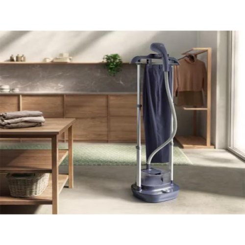 Прасувальна система Electrolux E7US1-4MN, 1800Вт, 2500мл, постійна пара 40гр, вертикальне відпарювання, керамічна підошва, синя