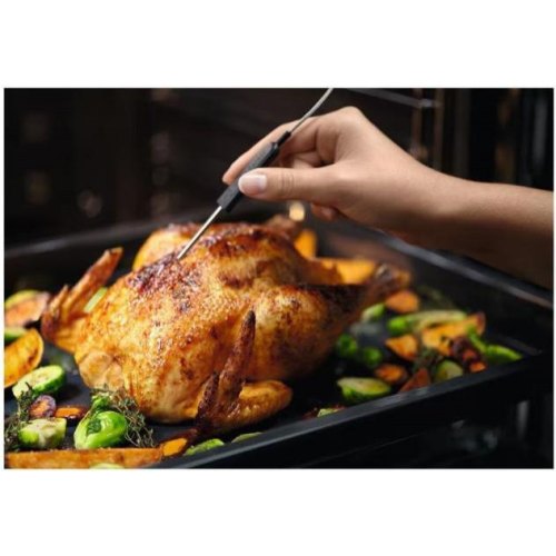 Духова шафа електрична Electrolux KODEF75X2, 72л, A+, пара, дисплей, конвекція, телескопічні напрямні, чорна