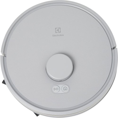Робот-пилосос Electrolux ER71HW1UG, 10см, вологе прибирання, контейнер для пилу 0.3л, для води 0.3л, автономна робота до 140хв, Wi-Fi, сірий
