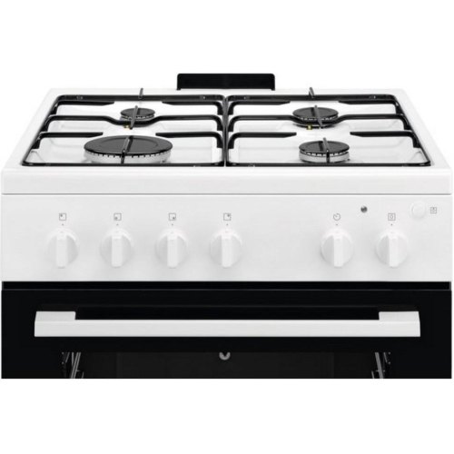 Плита газова Electrolux LKG604012W, 59л, 60x60см, біла