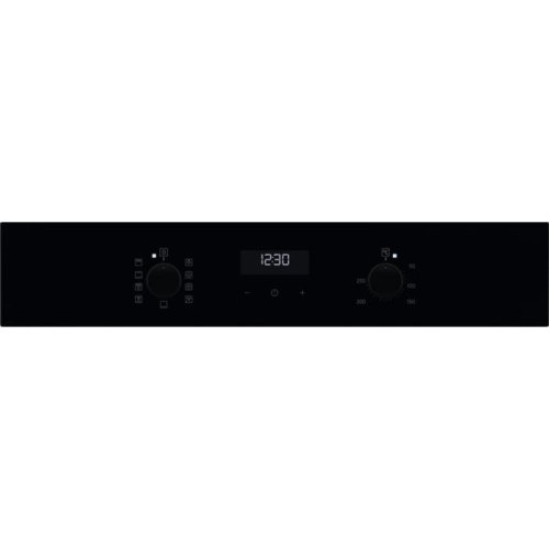 Духова шафа електрична Electrolux KODEF70BZ, 65л, А, пара, дисплей, конвекція, телескопічні напрямні, чорна