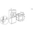 Духова шафа електрична Electrolux KODEF70BZ, 65л, А, пара, дисплей, конвекція, телескопічні напрямні, чорна
