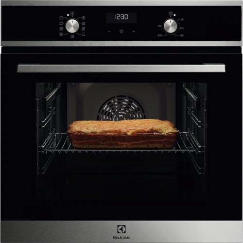 Духова шафа електрична Electrolux EOF5F50BX, 65л, A, дисплей, конвекція, телескопічні напрямні, чорна