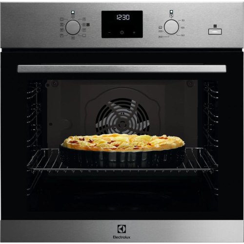 Духова шафа електрична Electrolux EOD3F50TX, 72л, A, пара, дисплей, конвекція, телескопічні напрямні, нержавіюча сталь