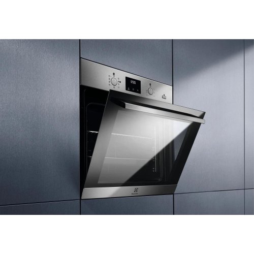 Духова шафа електрична Electrolux EOD3F50TX, 72л, A, пара, дисплей, конвекція, телескопічні напрямні, нержавіюча сталь